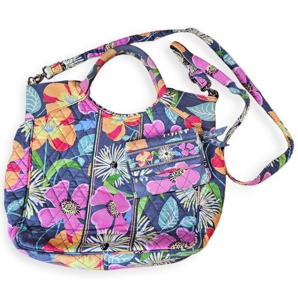 Vera Bradley Handbags - Vera Bradley Floral Two Way Tote Blooms Purse Wallet Set